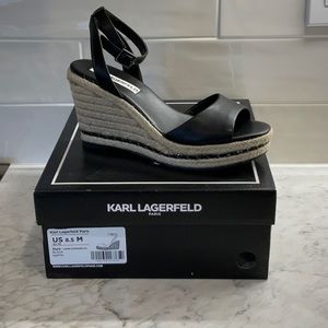 Women’s summer, wedge, ankle strap sandal. These shoes are cute and comfortable.